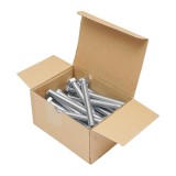 Set 25 suruburi cap hexagonal, filet complet DIN 933, clasa 8.8, M12x130mm, pentru structuri si cadre metalice