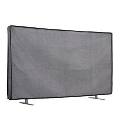 Husa pentru televizor de 75&quot; Kwmobile, Gri, Textil, 60192.19
