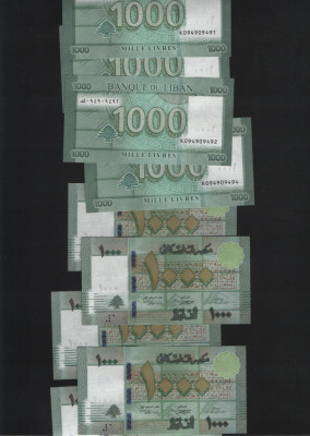 Liban 1000 livres livre 2016 unc pret pe bucata foto