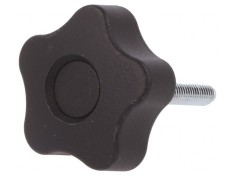 Buton de Reglare Negru 40mm M6