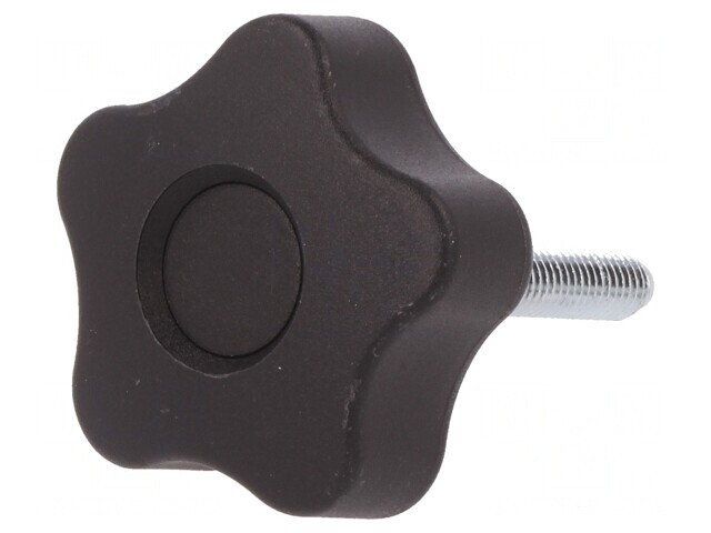 Buton de Reglare Negru 40mm M6