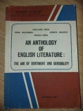 An anthology of english literature: The age of sentiment and sensibility