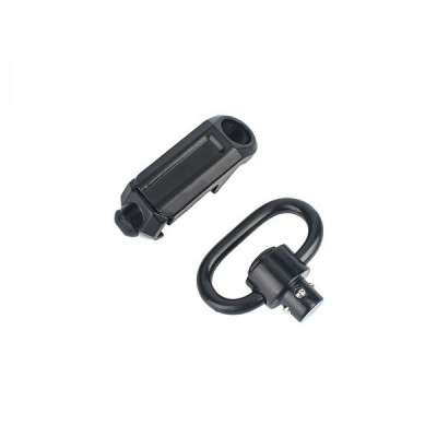 *QD SLING SWIVEL WITH MOUNT FOR 20MM RAILS BLACK [METAL] foto