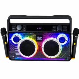 Cumpara ieftin Boxa portabila si 2 microfoane Karaoke KOLAV D2661 X-BASS putere 400W