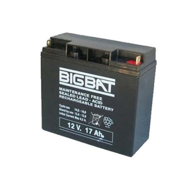 Acumulator BIG BAT 12V, 17 Ah SafetyGuard Surveillance foto