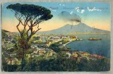 AD 249 C. P. VECHE -NAPOLI-PANORAMA DE LA TOMBA DE VERGILIO-ITALIA -CIRC. GALATI, Circulata, Franta, Printata