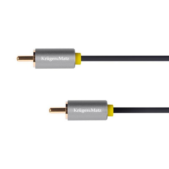 CABLU 1x RCA - 1x RCA 1.8m BASIC Kruger&amp;Matz