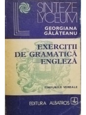 Georgiana Galateanu - Exercitii de gramatica engleza (Editia: 1979) foto