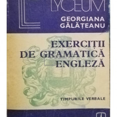 Georgiana Gălățeanu - Exercitii de gramatică engleză (editia 1979)