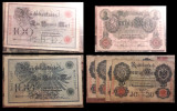 Bancnote Germania si Rusia, bani vechi
