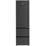 Combina frigorifica Beko B5RGNA355HXBR, No Frost, 351 l, Clasa D, Fresh box, H 203.5 cm, Dark Inox
