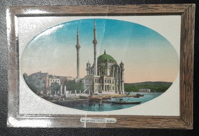 Carte postala, Constantinopole,, MosqueeValide a Ortakcuy Bosphore, color foto