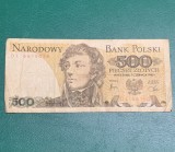 Bancnota 500 zloți 1982 Polonia