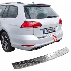 Ornament protectie bara spate/portbagaj crom pentru VW Golf 7 Break, Combi, Variant din 2017 facelift