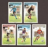 Nicaragua 1972 - Jocurile Olimpice, sport, supratipar, serie neuzata