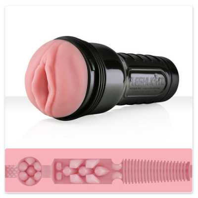 Masturbatoare - Fleshlight Roz Vagin Stoya Destroya Se Simte ca Un Vagin Adevarat cu Textura Interioara Intensa + GRATUIT Lubrifiant Fleshlight 30 ml foto