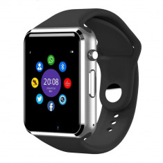 Ceas smart multifinctional Siegbert, tip iwatch, negru foto