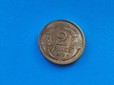 2 Francs 1938 Franta-stare buna!! foto