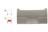 Element reparatie usa Ford TRANSIT (VE6/VE64/VE83), 10.1985-09.1994 pt modele cu haion, partea , usa spate ; haion, inaltime 760 mm, pana la geam,, 7