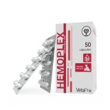 VETAPRO HEMOPLEX 50CAPS CUT SANATATE CARDIOVASCULARA CAINI SI PISICI