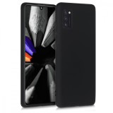 Husa pentru Samsung Galaxy A41, Silicon, Negru, 52251.47, Carcasa, Kwmobile