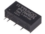 Convertor DC/DC 1W 12V - Protecție SCP, Eficiență 82%