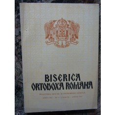 BISERICA ORTODOXA ROMANA. BULETINUL ANUL CVII NR.3-4 MARTIE-APRILIE 1989
