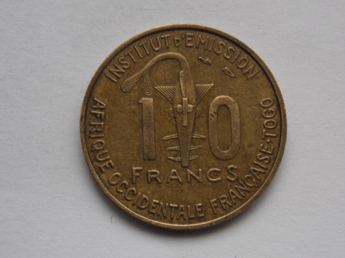 10 FRANCS 1957 TOGO
