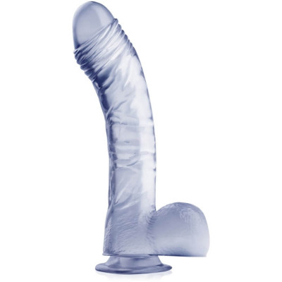 Last Day in Vegas - Dildo realistic albastru transparent foto