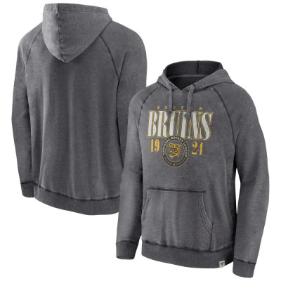 Boston Bruins hanorac de bărbați cu glugă A/LS Hoodie grey - 2XL foto