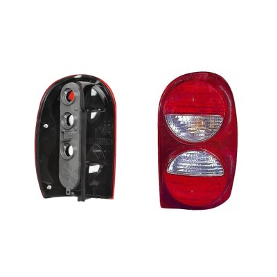 Stop spate lampa Jeep Liberty (Kj), 2005-01.2008 omologare SAE, tip USA, partea dreapta, fara suport becuri, indicator alb, doar cu 3 gauri pt mufe, foto