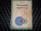 Cumpara ieftin Geometrie Analitica, Manual Pentru Clasa A Xi-a - Gh. D. Simionescu , 21126