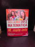 BACALAUREAT 2013, MATEMATICA