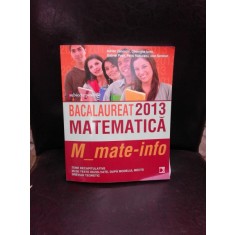 BACALAUREAT 2013, MATEMATICA