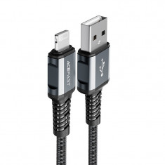 Cablu USB Acefast MFI - Lightning 1,2 M, 2,4 A Gri (C1-02 Deep Space Gri) C1-02-A-L DEEP SPACE GRAY