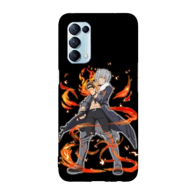 Husa compatibila cu Oppo A96, Viceversa, model Bete Danmemo Full Silver Moonshadow, Silicon, TPU foto