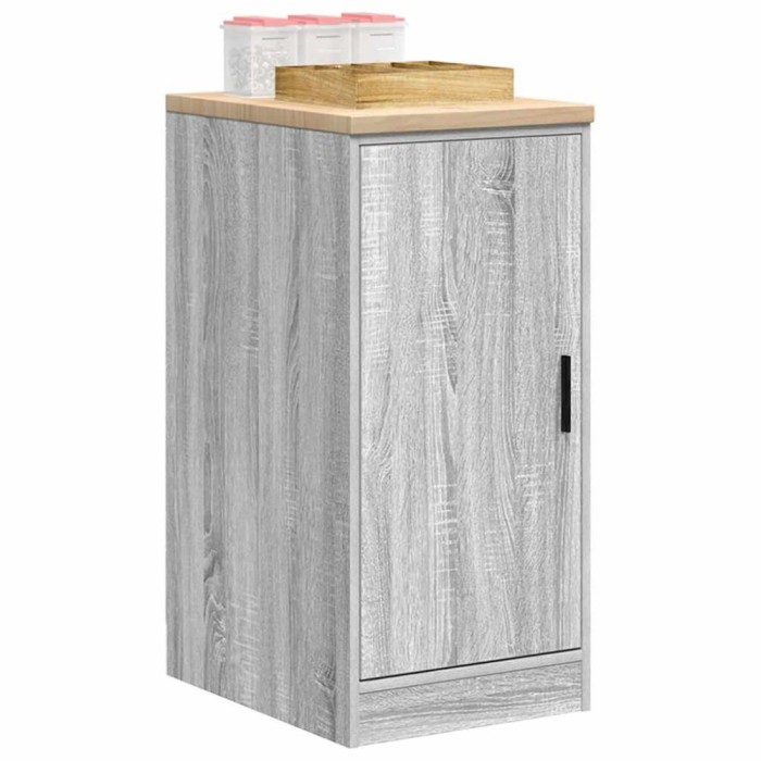 Gossi dulap depozitare garaj gri sonoma 40x51x85 cm lemn masiv de pin