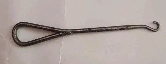 CY &quot;Button Hook&quot; Instrument vechi inchidere capse &amp; sireturi botine &amp; corset RAR