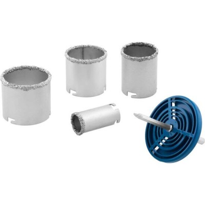 Carote diamantate, cu ghidaj, set 4 buc, 33-73 cm, Richmann GartenVIP DiyLine foto