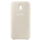 Husa de protectie Samsung Dual Layer Cover pentru Galaxy J3 (2017), Auriu, Plastic, Carcasa