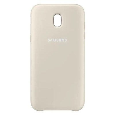 Husa de protectie Samsung Dual Layer Cover pentru Galaxy J3 (2017), Auriu foto
