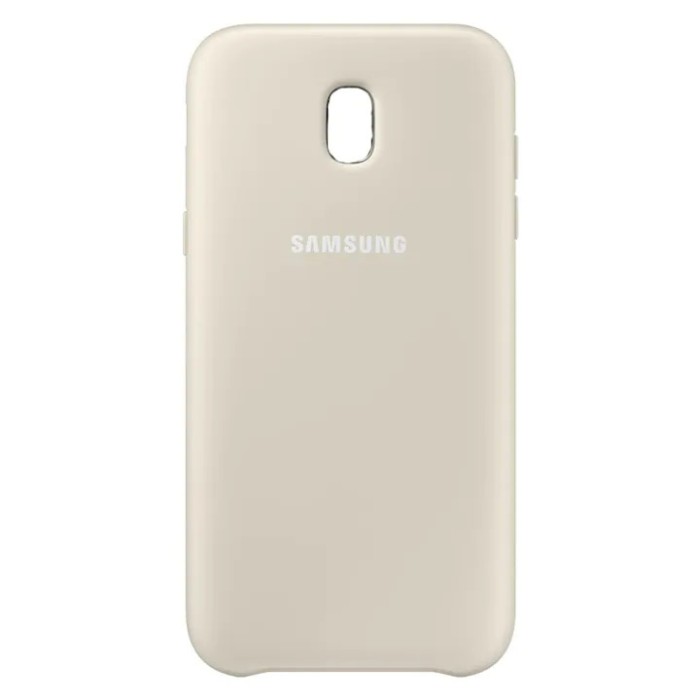 Husa de protectie Samsung Dual Layer Cover pentru Galaxy J3 (2017), Auriu