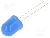 Dioda LED, 10mm, albastru, 750...1120mcd, 10mA, 12V, OPTOSUPPLY - OSB5SAA134A-12V