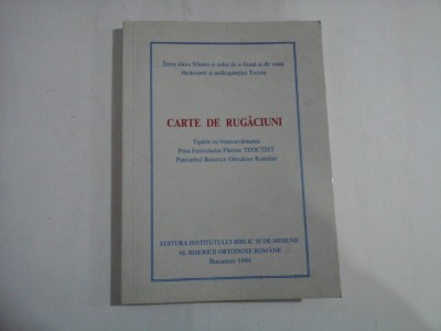 CARTE DE RUGACIUNI - Teoctist 1994 foto