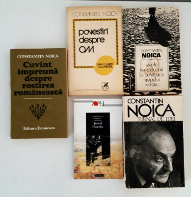 Constantin Noica set carti cinci volume foto