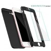 Husa 360 iPaky iPhone 6 Plus/6S Plus Full Cover Neagra + Folie Sticla Protectie Completa