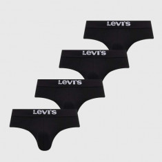 Levi's slip 4-pack barbati, culoarea negru