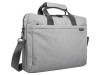Laptop bag grey poliester 600D Usable dim: 400x40x275mm 15.6&quot;