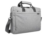 Laptop bag grey poliester 600D Usable dim: 400x40x275mm 15.6&quot;