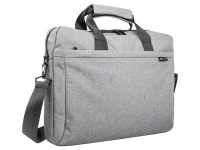 Laptop bag grey poliester 600D Usable dim: 400x40x275mm 15.6&amp;quot; foto